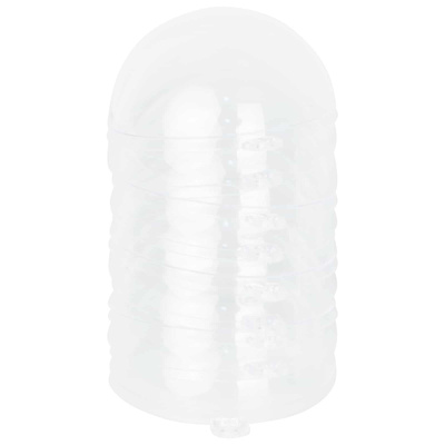 Zestaw Bombek Choinkowych 50 pcs przezroczysty ? 5 cm