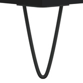 vidaXL Szafka pod TV, czarna, 103,5x30x50 cm, materiał drewnopochodny