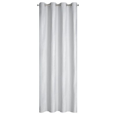 Zasłona Aggie jasnosrebrna 140x250