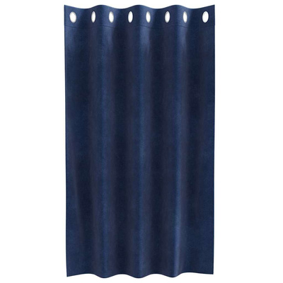 Zasłony zaciemniające 2 pcs Ciemnoniebieski 140 x 140 cm