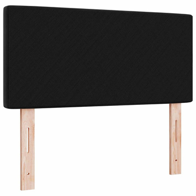 Zagłówek Czarny 90 cm Aksamit
