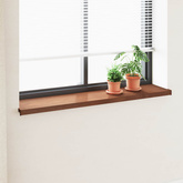 Parapet okienny Brązowe drewno 160 x 30 x 4,5 cm PVC