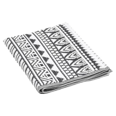 vidaXL Dywan zewnętrzny, czarny, 80 x 250 cm, PP