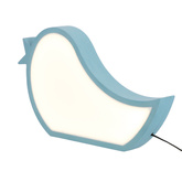bird lampa stołowa dla dziecka led iq kids niebieski