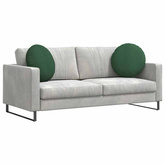 Poduszki na siedziska 2 pcs Ciemna zieleń ?50 x 19 cm