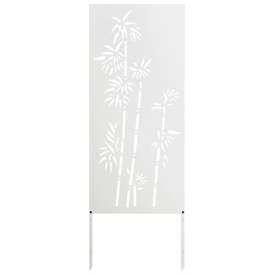 Ekran zapewniający prywatność w ogrodzie Biały 50 x 140 cm