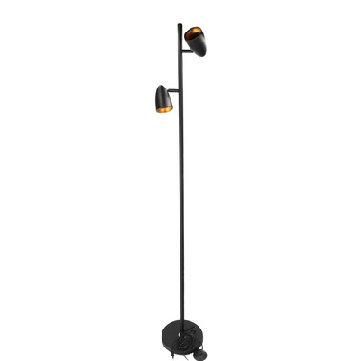 Lampa stojąca OVO F Black, 2xGU10, 153cm, czarna, EDO777657 EDO Solutions