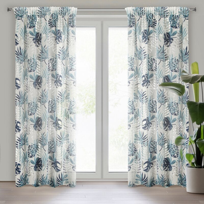 Zasłona Malta biała 140x270