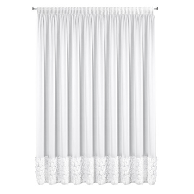 Firana Roses biała 350x270