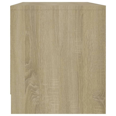 vidaXL Szafka pod TV, dąb sonoma, 90x35x40 cm, materiał drewnopochodny