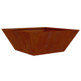Doniczka ogrodowa 5 pcs Rdzawy 40 x 40 x 15 cm