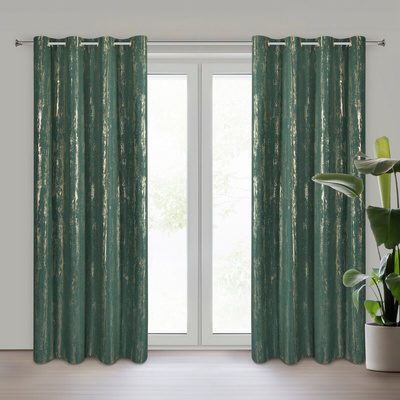 Zasłona Libi zielona 140x250