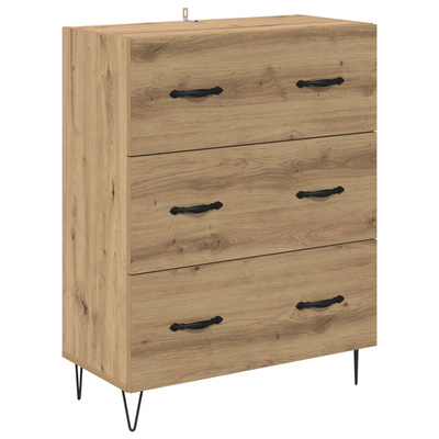 Highboard 2 szt. Dąb rzemieślniczy 69,5 x 34 x 180 cm