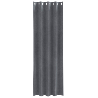 Zasłony zaciemniające 2 pcs Jasnoszary 140 x 260 cm Aksamit