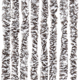 Zasłona przeciwko owadom, brąz i beż, 100x220 cm, szenil