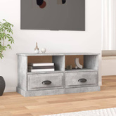 vidaXL Szafka pod TV, szarość betonu, 93x35,5x45 cm