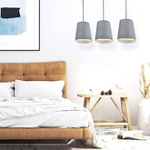 Lampa wisząca BETON 3xE27 150cm