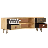 vidaXL Szafka pod TV, 120x30x40 cm, lite drewno mango