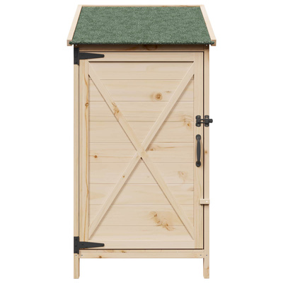 Shed ogrodowy naturalny 59,5 x 56 x 113,5 cm Drewno Świerkowe