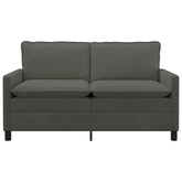 Sofa ciemnoszary 156 x 81 x 87,5 cm tkanina