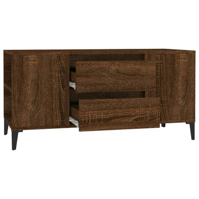 Szafka pod TV, brązowy dąb, 102x44,5x50 cm vidaXL
