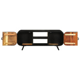 Szafka pod TV, 110x30x45 cm, lite drewno odzyskane vidaXL