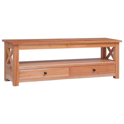 vidaXL Szafka pod TV, 120x30x40 cm, lite drewno mahoniowe