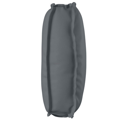 Poduszka Antracyt 120 x 50 x 12 cm Materiał Oxford