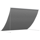 Markiza jasnoszary 400 x 150 cm 180 g / m? Poliester z powłoką PU