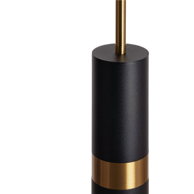 Lampa wisząca 3xGu10 czarna 65cm Abruzzo Stella