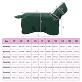 Koc dla Koni Ciemnozielony 95 cm Polar poliesterowy