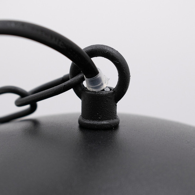 Lampa ogrodowa wisząca IMMA Black C E27 czarny łańcuch 1,1m IP44 EDO777383 EDO Solutions