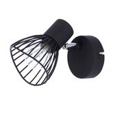Lampa ścienna kinkiet 1X40W E14 czarny FLY 91-61881