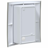 Zewnętrzna lampa ścienna 2 pcs Srebrny 23.5 x 9 x 26 cm