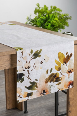 Bieżnik Natu naturalny 40x140