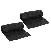 Arkusz drenażowy z wypustkami 2 pcs Czarny 0,5 x 20 m HDPE