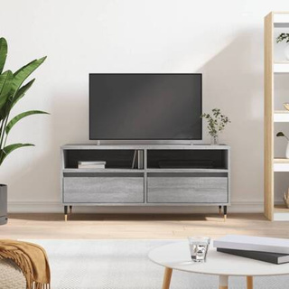 vidaXL Szafka pod TV, szary dąb sonoma, 100x34,5x44,5 cm w kolorze cm