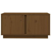 vidaXL Szafka pod TV, miodowy brąz, 80x35x40,5 cm, lite drewno sosnowe