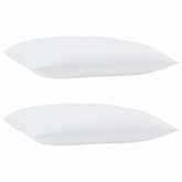 Poduszka 2 pcs Biały 90 x 70 x 40 cm Bawełna i poliester