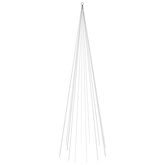 vidaXL Choinka do montażu na maszcie, 732 niebieskich diod LED, 500 cm