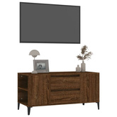 Szafka pod TV, brązowy dąb, 102x44,5x50 cm vidaXL