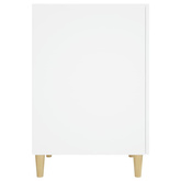 vidaXL Biurko, białe, 140x50x75 cm, materiał drewnopochodny wariant 9