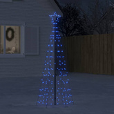 vidaXL Choinka z lampek, z kołkami, 220 kolorowych LED, 180 cm