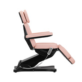 Elektryczny fotel kosmetyczny SILLON CLASSIC 3 silniki różowo czarny 150221