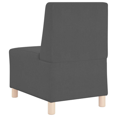 Modułowa sofa bez podłokietników 3 szt. Ciemnoszary