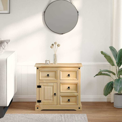 Komoda Corona, 87x40x76 cm, lite drewno sosnowe