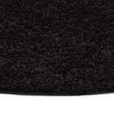 vidaXL Dywan shaggy, 160 cm, czarny