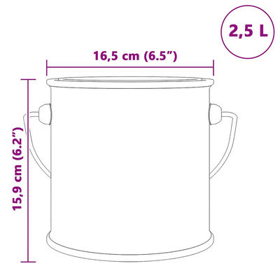 Farba do drewna Czarny 2,5 L Wydruk na ścianie