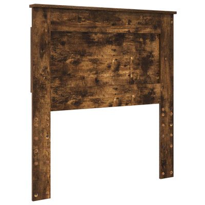 Ramka łóżka Dąb wędzony 75 x 190 cm Drewno inżynieryjne