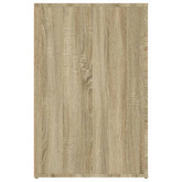 vidaXL Biurko, dąb sonoma, 100x49x75 cm, materiał drewnopochodny